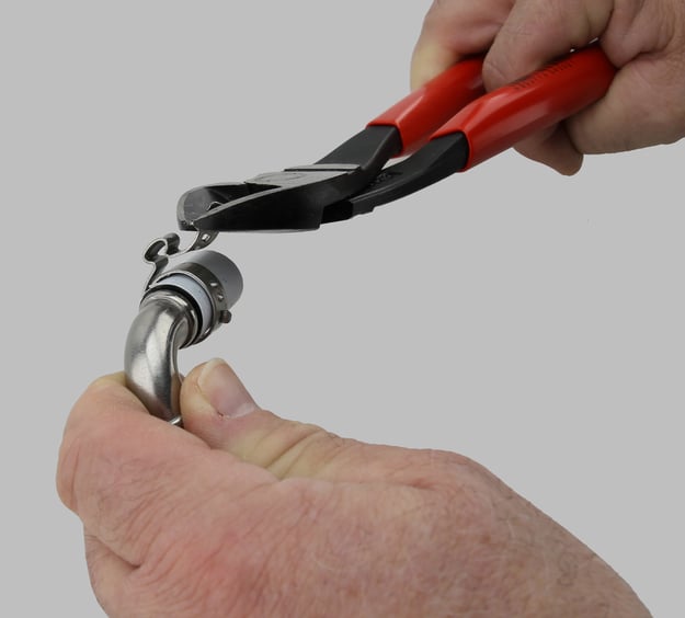 How to Remove a PEX Stainless Steel Pinch Clamp